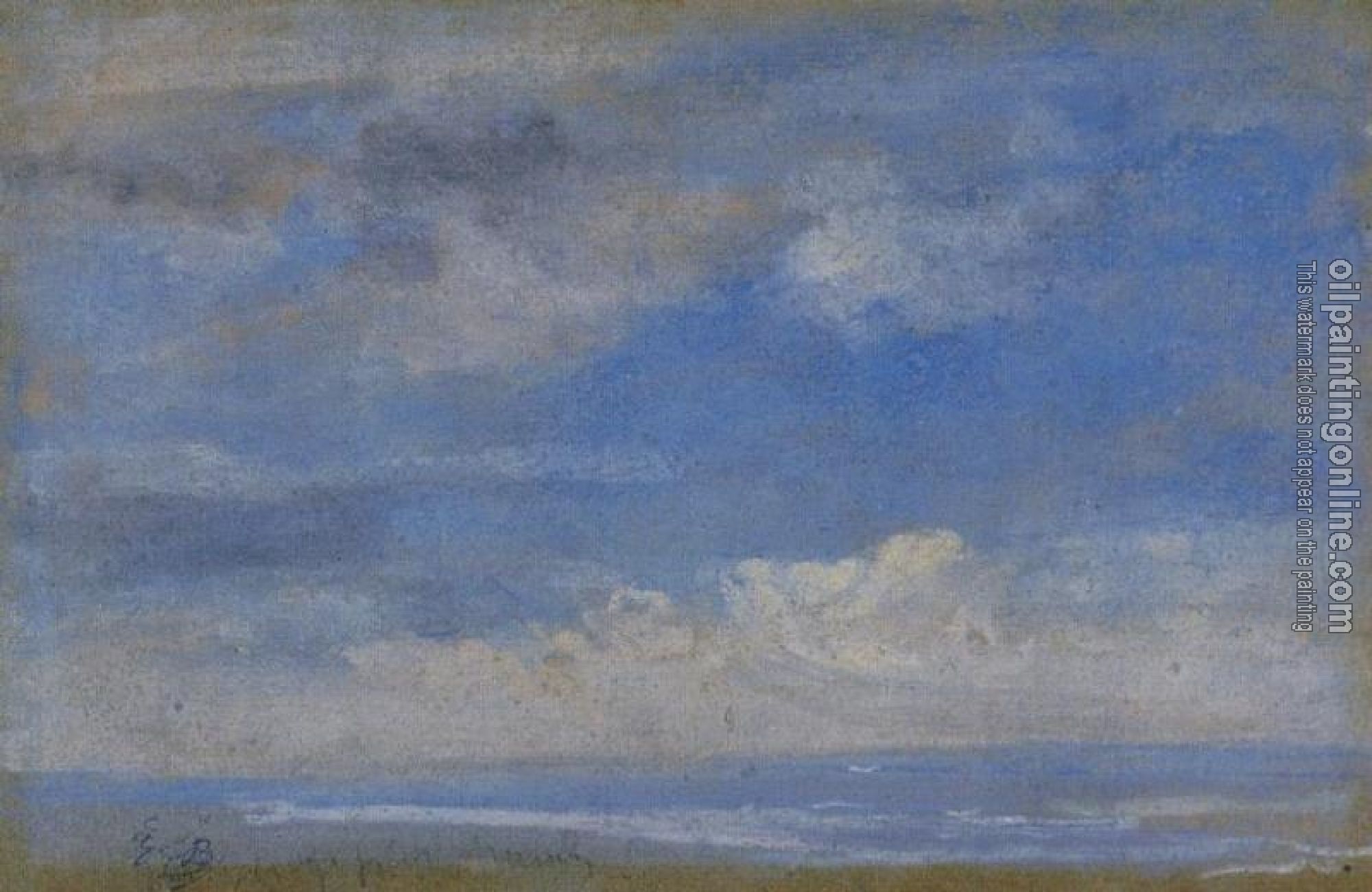 Boudin, Eugene - Clouds